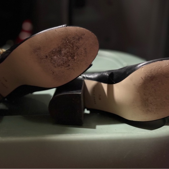 Open toe leather booties - Picture 2 of 3